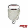 Extreme Max Extreme Max 3006.2303 BoatTector Twisted Nylon Anchor Line with Thimble - 1/2" x 150', White 3006.2303